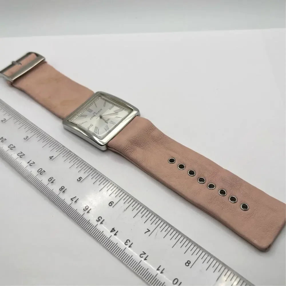 Silver & Pink Anne Klein Men's Watch